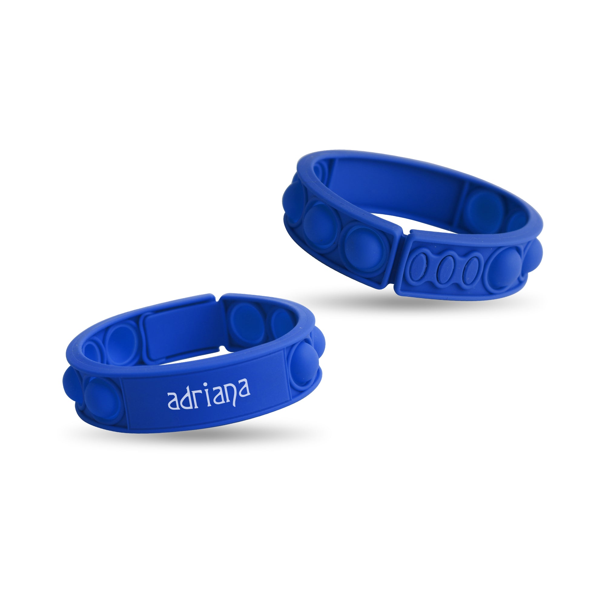 Branded Merch Pop Fidget Wristband | Corporate Promotional Fidget Item ...