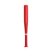 Plastic Baseball Bat Shape Pen - A red plastic pen shaped like a baseball bat, featuring a silver band near the base and a logo at the bottom.