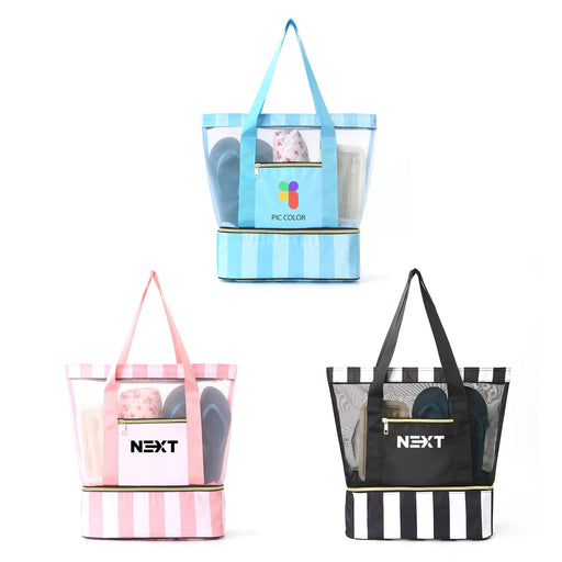 Mesh Beach Tote Bag - Custom Promotional Product