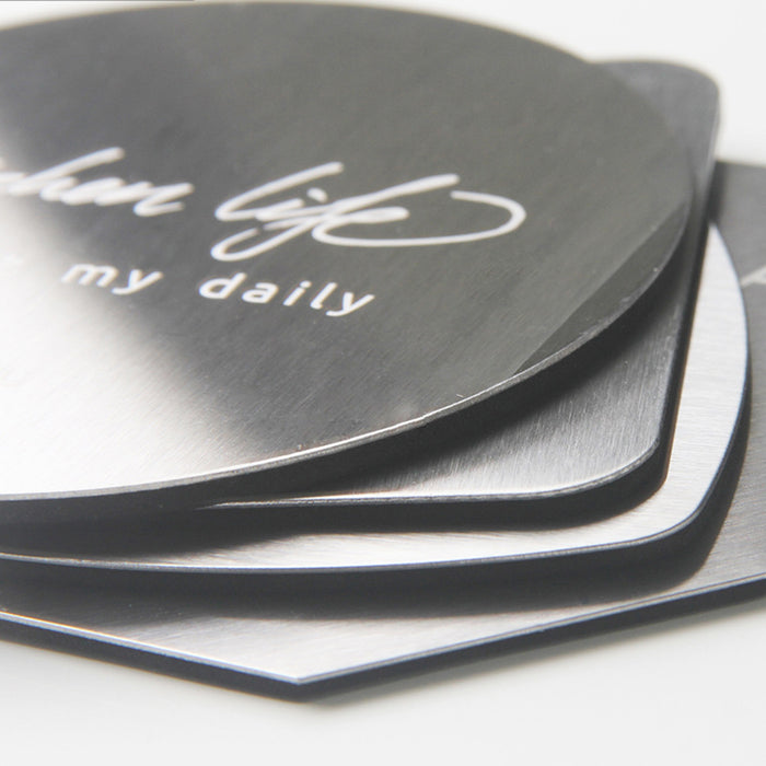 Square Metal Coaster - Custom Promotional Product