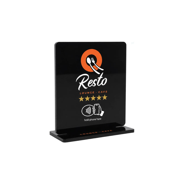 NFC Acrylic Menu Stand -