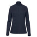 Women's Sonora 1/4 Zip Pullover - A navy women's pullover with a 1/4 zip and long sleeves, featuring a small logo on the side.