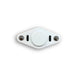 Vibro Fidget Spinner - A white Vibro Fidget Spinner featuring two silver balls and black textured grips.