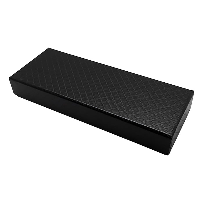 Premum Kilo Metal Pen Gift Set - A black gift box with a textured pattern, designed for presenting the Sunrise Gift Set.