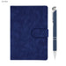 Rewiz Notebook and Pen Gift Set - A dark blue notebook with a clasp and a matching pen, part of the Rewiz Notebook and Pen Gift Set.