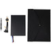 Get Organised Pack - A black folder, notebook, pen, keychain, and USB cables in a promotional product layout.
