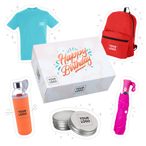 Custom Gift Box - Happy Birthday Box - Custom Promotional Product