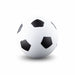 High Bounce Soccer Ball - A high bounce soccer ball with white and black panels, featuring a standard soccer ball design. It has a logo on it.