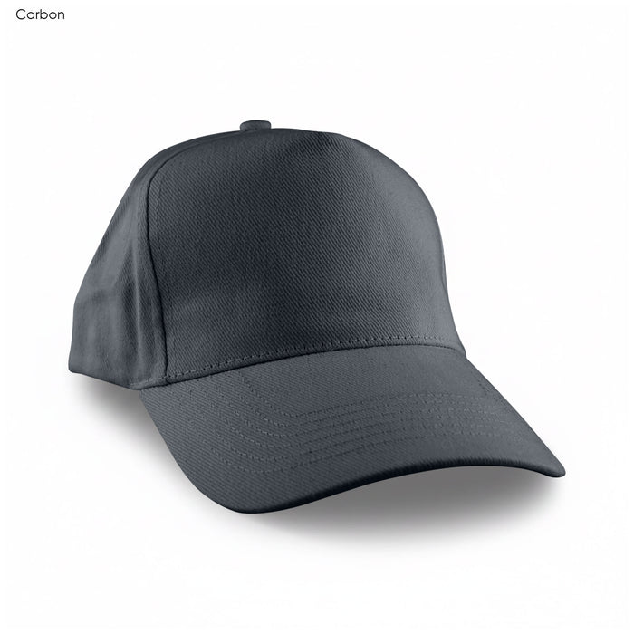Flexi Cap - A drink bottle with a fitted carbon-coloured cap, featuring a plain design and a logo.