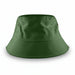 Long Beach Bucket Hat – Large - A green bucket hat with a wide brim and ventilation eyelets, featuring a simple design and soft fabric.