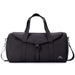 High Sierra Camille Duffel 31L - A black duffel bag with a flap, adjustable shoulder strap, and dual handles. It features a logo on the side.