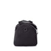 High Sierra Camille Duffel 31L - A black duffel bag with a wide opening, featuring a handle and shoulder strap attachments, and a loop on the front.