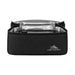 High Sierra Lunch Bag - A black insulated lunch bag with a silver interior, featuring a zip closure and a branding logo.