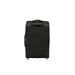High Sierra Cross Season Pro Wheeled Duffle (55cm) - A black wheeled duffle bag with a textured surface, featuring two wheels and a handle.