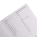 Penguin A5 Weekly Diary - An A5 diary with blank personal memoranda pages for notes and contact details, featuring a soft cover.