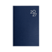 Penguin A5 Weekly Diary - A navy blue A5 day-to-day diary featuring a textured pattern and a year indicator on the cover, along with a logo.