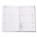 Penguin A5 Weekly Diary - A weekly diary featuring a clean layout with dates, lines for notes, and a calendar section, in a simple design.