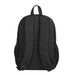 Field Backpack - A black backpack featuring padded straps and mesh side pockets, with a simple design and no visible branding.
