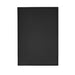 Mela Apple Leather Refillable Journal - A black leather refillable journal with a smooth finish, featuring a simple design and a logo on the cover.