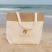 The Brooke Jute and Cotton Cooler Bag - Custom Promotional Product