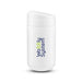 Esplanade Coffee Cup by The Line Edit. - A drink bottle in white with a secure lid and a logo featuring colourful text.