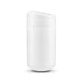 Esplanade Coffee Cup by The Line Edit. - A white coffee cup with a lid and a simple design, featuring a logo on its surface.