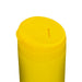 Esplanade Coffee Cup by The Line Edit. - A yellow coffee cup with a round lid and a small opening for drinking, featuring a logo on the side.
