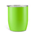 Indiana Coffee Cup - A drink container in vibrant green with a clear lid, featuring a smooth finish and a rounded shape.