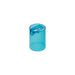 Colouroo Long Pencils in Tube - A transparent blue tube sharpener with a small blade, designed for sharpening pencils.