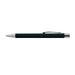 Aspen Aluminium Pen - A metal pen in a dark green finish with a silver tip and clip.