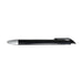 Octave Gel Ink Pen - A black gel ink pen with a silver tip and clip, featuring a sleek, modern design and a logo on the body.