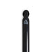 Octave Gel Ink Pen - A black gel ink pen with a smooth barrel and a recycling symbol on the side. It features a branding logo.