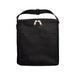 The Knock Off for Christmas Pack - A black cooler bag with a zippered top and a front pocket. The bag features a sturdy handle for easy carrying.