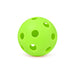 Matchpoint Pickleball Set - A bright green pickleball with multiple holes for gameplay.