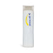 Mini Lint Roller - A white mini lint roller featuring a curved, sleek design and a logo.