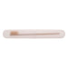 Sparkle Toothbrush Case - A clear plastic toothbrush case containing a toothbrush. The case is elongated and smooth in design.