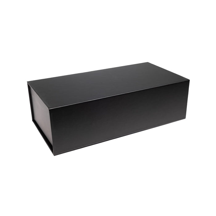 Lumi Rechargeable Torch - A sleek black box designed for packaging a product.