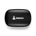 Loop Earbuds - A black earbud case featuring a logo on the top, with a smooth, rounded design.