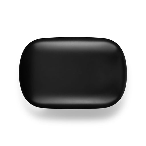Loop Earbuds - A black charging case for Loop Ear Buds with a smooth, rounded rectangular shape and a logo on the surface.