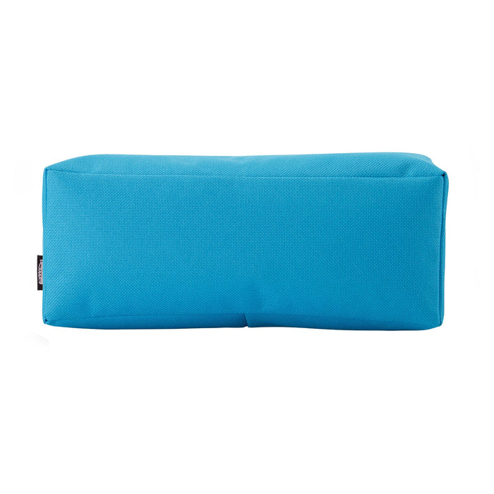 Tech Pack Connect - A bright blue rectangular utility case with a textured surface and a logo on one side.