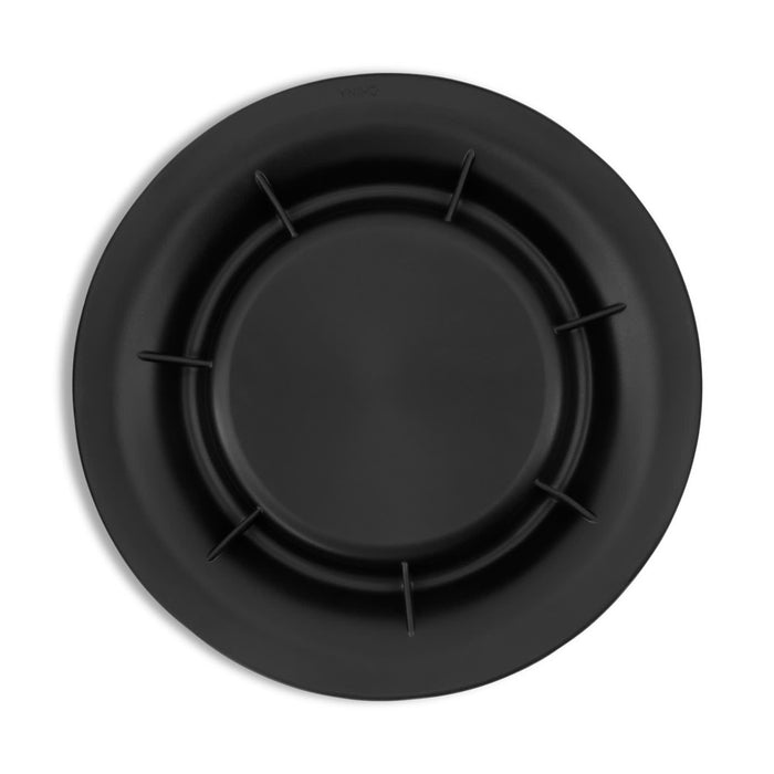 Sip n Fly Pet Bowl - A black pet bowl with a round shape and six stabilising notches along the rim. It features a logo in the centre.