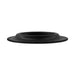 Sip n Fly Pet Bowl - A black pet bowl with a shallow, wide design. It features a smooth finish and has a logo.