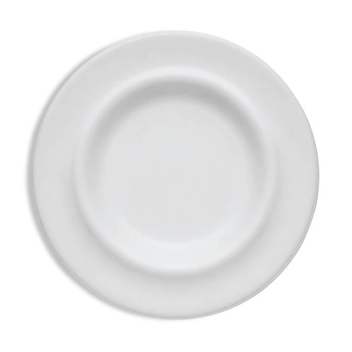 Sip n Fly Pet Bowl - A plain white pet bowl with a deep rim and smooth surface, featuring a simple, unadorned design.