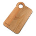 The Nibble Set - A wooden chopping board with a round handle, featuring a natural finish and a subtle brand logo.
