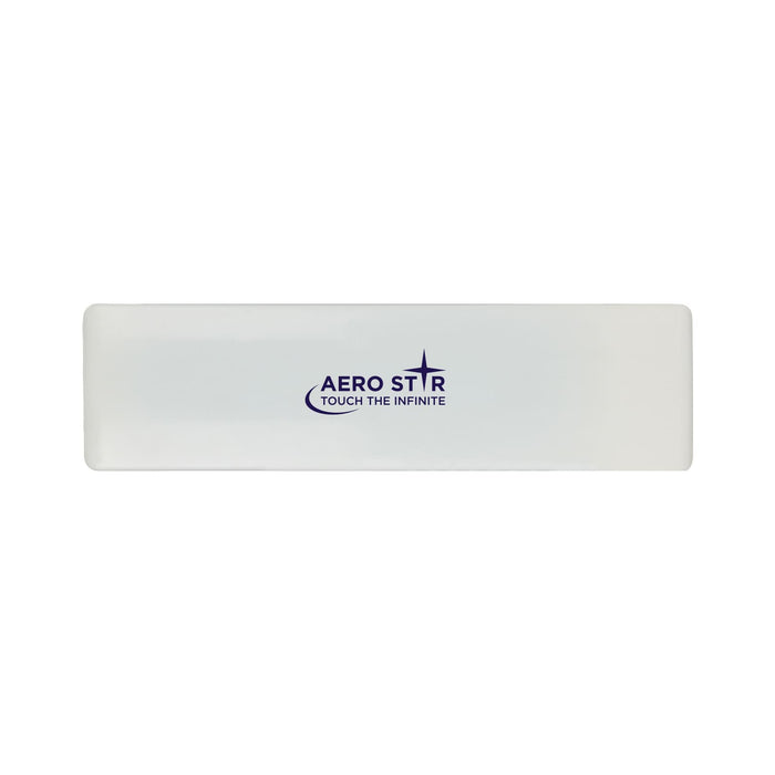 The Polished Traveller - A white promotional item with a logo, featuring a sleek and polished design.