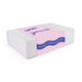 The Nibble Set - A rectangular box in white and pink with a logo and decorative text on the front.