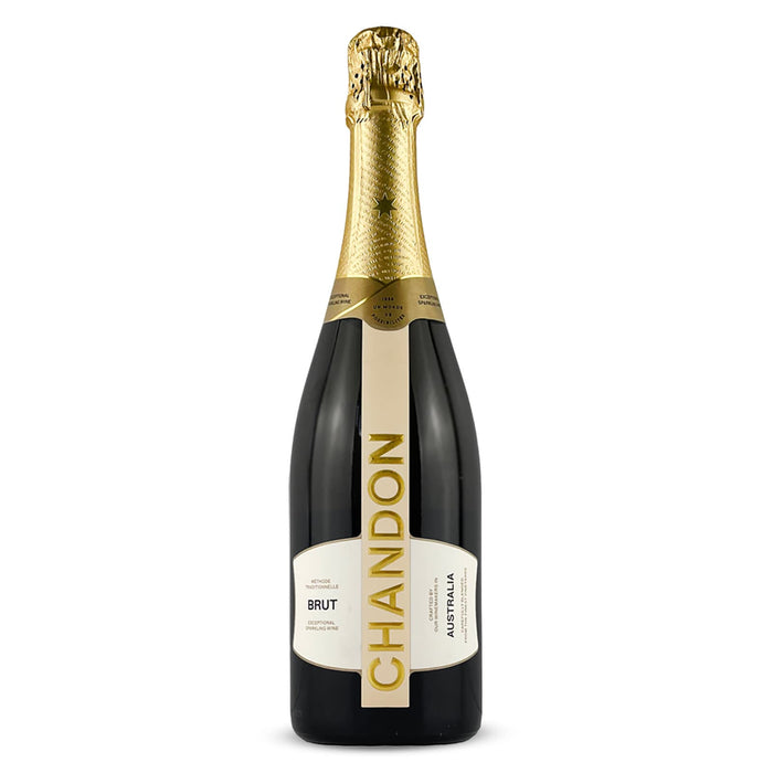 Bubbles & Beachdays - A champagne bottle with a black body and a gold foil neck, featuring a prominent label with a logo.