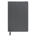 The Daily Setup - A grey notebook with a textured cover and a black ribbon bookmark, featuring a logo on the front.