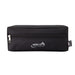 Tech Pack Executive - A black, rectangular zippered pouch with a branded logo on the front.