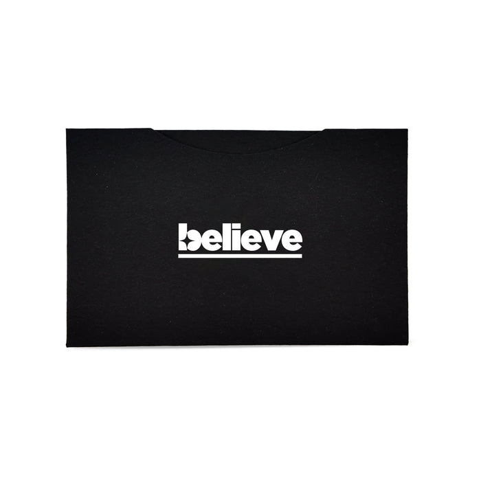 Tech Pack Essential - A black promotional folder featuring a prominent white logo. The design is sleek and minimalistic.